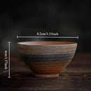 Axyaa Ceramic Kung Fu Tea Cup Handmade Retro Office and Home Main Cup