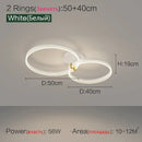 Axyaa Modern Luxury Nordic LED Living Room Lights Circular Fixtures