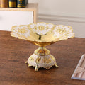 Axyaa High-end Zinc Alloy Fruit Plate - European Style Home Decor Craftsmanship