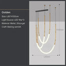 Axyaa LED Chandelier Pendant Light for Modern Art Restaurant Bar Counter.