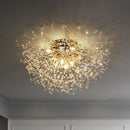 Axyaa Fireworks Crystal Ceiling Light: Elegant Lighting Solution for Home Décor.
