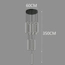 Axyaa Staircase Chandeliers: Modern LED Pendant Light Lamps for Living Room
