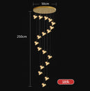 Axyaa Modern LED Pendant Chandeliers for Living and Dining Rooms