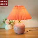 Axyaa Ceramic Desk Lamp Girl Bedroom Bedside Table Lamp Nordic Wedding Children's Room Gift
