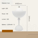 Axyaa Flower Bud Iron Art LED Desk Lamp for Study & Work in Bedroom or Study Room