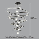 Axyaa Modern Pendant Lights LED Chandelier for Stylish Dining Room Lighting