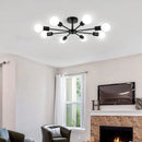 Axyaa LED Black Milk Edison Chandeliers - Modern Nordic Minimalist Indoor Lighting
