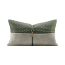 Axyaa Luxe Leather Horsehair Sofa Pillow Set