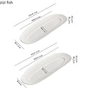 Axyaa Ceramic Sushi & Steak Plate | Japanese Style Long Strip Plate for Hotel Tableware