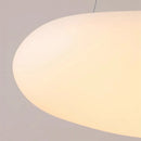 Axyaa Minimalist White Pendant Light for Salon, Dining, or Bedroom