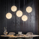 Axyaa Moon Ball Pendant Light: Modern, Simple, LED Decoration for Indoors