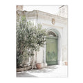 Axyaa Olive Tree Architecture Canvas Print Wall Art Posters for Living Room