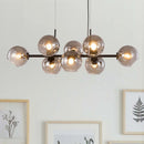 Axyaa Glass Pendant Chandelier for Dining Living Room Kitchen