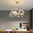 Axyaa Ginkgo Leaf Pendant Light - Nordic Light Luxury Multi Shape Design