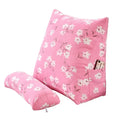 Axyaa Cotton Linen Printed Triangular Cushion Cylindrical Throw Pillow