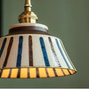 Axyaa Coloured Glaze Pendant Light: LED Hanging Lamp for Home Decor, E27 Bulb Included