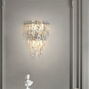 Axyaa Crystal Wall Lamp: Modern Luxe Sconce for Bedroom, Staircase, Living Room & Home Decor