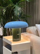 Axyaa Green Orange Table Lamp: Designer Luxury Desk Light for Bedside Decoration