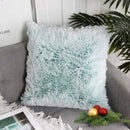 Axyaa Super Soft Faux Fur Throw Pillow Cover for Sofa Bed, 45x45 CM