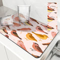 Axyaa Absorbent Square Drain Pad Set for Kitchen and Bathroom