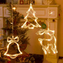 Axyaa LED Christmas Garland Curtain Lights for Home Holiday Decor