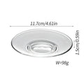 Axyaa Glass Coffee Cup Dish Set - Elegant European High-end Design