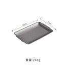 Axyaa Stainless Steel Rectangular Plate for Steak, BBQ, Snacks, and Storage