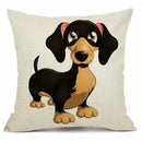 Axyaa Pet Dog Pattern Cushion Cover - 45X45cm
