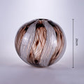 Glass Vase Striped Flower Arrangement Terrarium Home Decoration by Axyaa