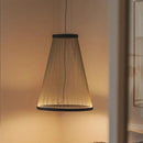Axyaa Nordic Tassel Chandelier: Minimalist Line Art Pendant Lamp for Home Decor