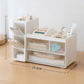 Axyaa Desk Organizer with Drawer - Large Capacity Stationery Storage Box