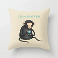 Axyaa Coffee Print Polyester Throw Pillow Case for Home Sofa Chair Decor