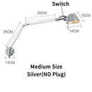 Axyaa Telescopic Swing Arm LED Wall Lamp Sconce Industrial Light - E27