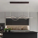 Axyaa LED Pendant Light: Remote Control Dimmable Fixture for Dining Room, Kitchen, Bar.