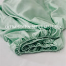 Axyaa Mulberry Silk Fitted Bed Sheet 140/160x200 - Premium Smooth Mattress Cover