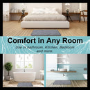Axyaa Coral Velvet Bathroom Mat: Soft, Absorbent, Non-Slip, Machine Washable