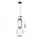 Axyaa Modern Glass LED Pendant Light for Dining Room Decoration