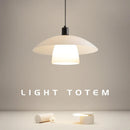 Axya Modern Nordic Glass Chandelier in Milk White for Living Room & Bedroom