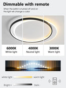 Axyaa LED Ceiling Lamp Set - Simple Modern Nordic Atmosphere Main Bedroom Living Room Lamps