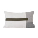 Axyaa Olive Green Stitch Waist Pillow for Living Room Sofa & Winery Decor