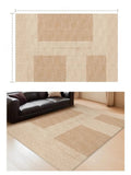 Axyaa Retro Style Large Area Rug, Soft Fluffy Living Room Bedroom Carpet