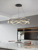 Axya Wavy Design Pendant Lights for Dining Room Kitchen Island Table