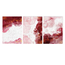Axyaa Ayatul Kursi Pink Gold Marble Wall Art Print for Home Decor