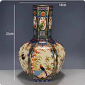 Axyaa Ancient Enamel Flower Bird Vase Collection - Home Desk Decor
