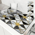 Axyaa Geometric Figures Absorbent Drying Mat
