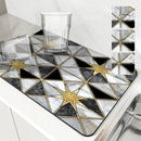 Axyaa Geometric Figures Absorbent Drying Mat