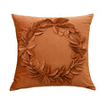 Axyaa Christmas Festival Flower Round Pillowcase for Cozy Home Decor