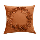 Axyaa Christmas Festival Flower Round Pillowcase for Cozy Home Decor