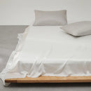 Axyaa Mulberry Silk Flat Sheet | Luxury Solid Color Bedding | Custom Sizes Available