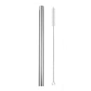Axyaa Stainless Steel Wide Metal Straw Set Bubble Tea Milkshake Straw Brush